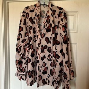 Leopard blouse